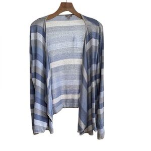 J.Jill Open Front cardigan Sweater Linen blend Size XL